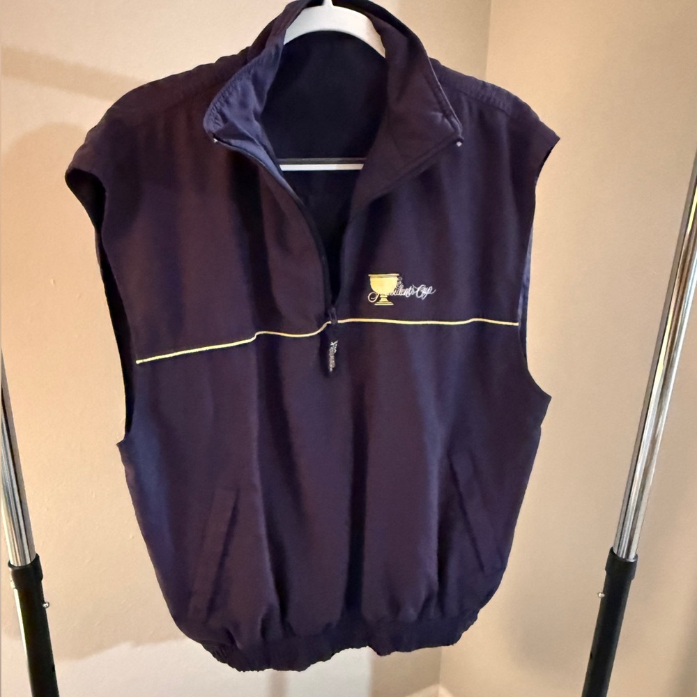 Presidents Cup Golf Vest Blue Size Men’s Large-Preowned